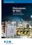 Disjuntores de média tensão IEC a vácuo de 12kV, 17.5kV e 24kV. Disjuntores W-VACi Uma escolha segura de uma fonte confiável