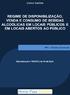 Título: Regime de disponibilização, venda e consumo de bebidas alcoólicas em locais públicos e em locais abertos ao público