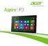 2013. Todos os Direitos Reservados. Manual do utilizador Acer Aspire P3 Modelo: P3 Primeira versão: 03/2013 2 -