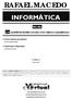 RAFAEL MACEDO INFORMÁTICA. 1ª Edição OUT 2013