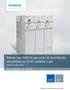 Painéis tipo 8DJH 36 para redes de distribuição secundária até 36 kv, isolados a gás. Painéis de média tensão. Totally Integrated Power 8DJH 36