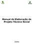 Manual de Elaboração de Projeto Técnico Social