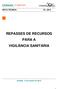 NOTA TÉCNICA 34 2012 REPASSES DE RECURSOS PARA A VIGILÂNCIA SANITÁRIA