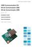 USB Communication Kit Kit de Comunicación USB Kit de Comunicação USB SSW-06