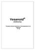 Vesanoid (tretinoína) Produtos Roche Químicos e Farmacêuticos S.A. Cápsulas 10 mg