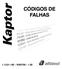 CÓDIGOS DE FALHAS 1.13.01.192 - RAD700 / 1.05