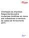 Orientação às empresas Respondentes sobre mudanças climáticas em nome dos investidores e membros da cadeia de fornecimento 2015