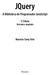 JQuery. A Biblioteca do Programador JavaScript. 3ª Edição Revisada e ampliada. Maurício Samy Silva. Novatec