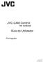 JVC CAM Control. Guia do Utilizador. for Android. Português LYT2562-005A 0812YMHYH-OT