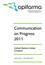 Communication on Progress 2011. United Nations Global Compact