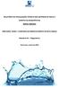 NOVA ODESSA RELATÓRIO DE FISCALIZAÇÃO TÉCNICA DOS SISTEMAS DE ÁGUA E ESGOTO DO MUNICÍPIO DE. Relatório R1 Diagnóstico