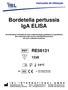 Bordetella pertussis IgA ELISA