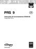 PRS 9. Instruções de funcionamento 810549-00 Programador PRS 9