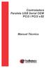 Controladora Paralela USB Serial OEM PCi3 / PCi3 v.02. Manual Técnico. hollemax. Soluções Eletrônicas
