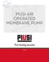 PIUSI AIR OPERATED MEMBRANE PUMP