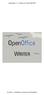 OpenOffice 1.0 - Editor de Textos WRITER
