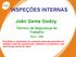 ÁREAS DE ATUAÇÃO SENAC EM JUNDIAÍ INSPEÇÕES INTERNAS. João Gama Godoy. Técnico de Segurança do Trabalho. Senac - 2009