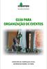 GUIA PARA ORGANIZAÇÃO DE EVENTOS