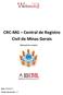 CRC-MG Central de Registro Civil de Minas Gerais