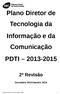 Plano Diretor de Tecnologia da Informação e da Comunicação PDTI 2013-2015