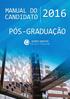 SUMÁRIO. Sobre o curso Pág. 3. Etapas do Processo Seletivo Pág. 7. Cronograma de Aulas Pág. 9. Coordenação Programa e metodologia; Investimento