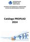 Catálogo PROPLAD - 2014