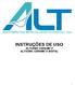 EQUIPAMENTOS MÉDICOS ODONTOLÓGICOS LTDA INSTRUÇÕES DE USO ALTSONIC CERAMIC II ALTSONIC CERAMIC II DIGITAL