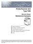 Printer/Scanner Unit Type 7500. Referência de Impressora. Manual do Utilizador