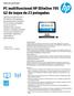 PC multifuncional HP EliteOne 705 G2 de toque de 23 polegadas
