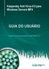 Kaspersky Anti-Virus 6.0 para Windows Servers MP4 GUIA DO USUÁRIO