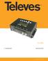 Ref. 554901. Modulador DVB-T. Manual de Instruções