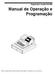 Registadora modelo ER-380 Manual de Operação e Programação