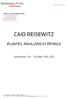 CAIO REISEWITZ PLANTES, PAVILLONS ET PÉTROLE. September 5th > October 24th 2015 PRESS RELEASE