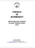 FRENCH IN NORMANDY DETALHES DOS CURSOS E SUAS TARİFAS PARA 2014