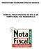 PREFEITURA DO MUNICÍPIO DE OSASCO MANUAL PARA EMISSÃO DE NFS-E EM TEMPO REAL VIA WEBSERVICE