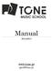 Manual 2014/2015. www.tone.pt geral@tone.pt