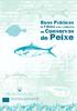 de Peixe Boas Práticas de Conservas de Fabrico para a Indústria