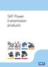 SKF Power transmission products