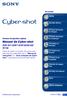 Manual da Cyber-shot DSC-W110/W115/W120/W125/ W130. Índice. Índice remissivo VCLIQUE!