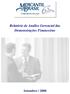 Relatório de Análise Gerencial das Demonstrações Financeiras