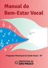 Manual do Bem-Estar Vocal