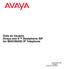 Guia do Usuário Avaya one-x Deskphone SIP for 9640/9640G IP Telephone