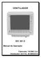 VENTILADOR DX 3012. Manual de Operação. Fabricante: TECME S.A. Distribuidor: DIXTAL BIOMÉDICA