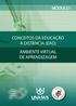 MÓDULO I CONCEITOS DA EDUCAÇÃO A DISTÂNCIA (EAD) AMBIENTE VIRTUAL DE APRENDIZAGEM