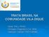 TRATA BRASIL NA COMUNIDADE VILA DIQUE. Nome: RAUL PINHO Formação: Engenheiro Civil, MBA Instituição: Instituto TRATA BRASIL