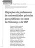Migrações de professores de universidades privadas para públicas: os casos da Unicamp e da USP
