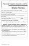 Plano de Trabalho Docente 2010 ETEC ESCOLA TÉCNICA ESTADUAL RODRIGUES DE ABREU