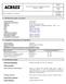 FISPQ nº 197 Página 1 / 6 Data da última revisão 18/03/2009. Ficha de Informações de Segurança de Produtos Químicos - FISPQ