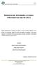 Relatório de Atividades e Contas referentes ao ano de 2013