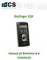 Biofinger 82K. Manual de Referência e Instalação